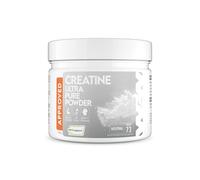 WFN Approved Creatine - Creapure creatine monohydrate - 250g Créatine poudre - 74 Portions - Végétalien - Saveur Neutre - Testé en Laboratoire