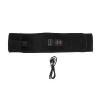 WFNIHONHON Ceinture chauffante pour la taille, contrôle de la température, tissu élastique, poche en filet aux ions argentés, chauffage double zone, ajustement réglable