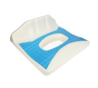 WFNIHONHON Coussin anti-escarres en mousse à mémoire de forme infusée de gel pour soulager la pression de la hanche et du coccyx, conception creuse respirante pour les patients