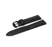 WFRUEDWC 12 14 16 18 19 20 21 22 24 mm groupe en cuir luxury watch groupe ceinture montres bracelets de dames rouges noir blanc bracelet de montre (couleur: rose rg, taille: 22 mm)