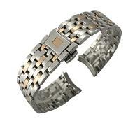 WFRUEDWC 16 mm 19 mm 20 mm 316l END TOUR CONDUCTION SECTIVE en acier inoxydable pour Omega de Ville Prestige Orbis Edition Watch Sold Pliant fermoir
