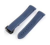 WFRUEDWC 20 mm 21 mm 22 mm Band de montre en caoutchouc en silicone incurve