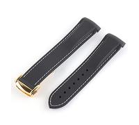 WFRUEDWC 20 mm 21 mm 22 mm Band de montre en caoutchouc en silicone incurve