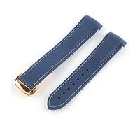 WFRUEDWC 20 mm 21 mm 22 mm Band de montre en caoutchouc en silicone incurve