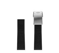 WFRUEDWC 22 mm 24 mm Black Diver Pro Bandle de montre en caoutchouc pour les bandes de montre Breitling pour Avenger Navitimer World Rubber Afficroping Soft Watch Socle avec boucle
