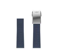 WFRUEDWC 22 mm 24 mm Black Diver Pro Bandle de montre en caoutchouc pour les bandes de montre Breitling pour Avenger Navitimer World Rubber Afficroping Soft Watch Socle avec boucle