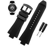 WFRUEDWC 29x13mm Silicone caoutchouc concave convexe Sangle de montre pour Michael Kors MK9019 MK8295 MK8492 MK9020 MK9020