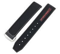 WFRUEDWC Band de montre en caoutchouc pour Omega Speedmaster 20 mm 22 mm STRAPE DE MONTRATION DU MECHOT D'ACIER SECTIVE