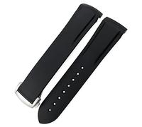 WFRUEDWC Bandle de montre en caoutchouc 22 mm 20 mm Slicon à extrémité incurve