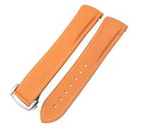 WFRUEDWC Bandle de montre en caoutchouc 22 mm 20 mm Slicon à extrémité incurve