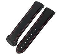 WFRUEDWC Bandle de montre en caoutchouc 22 mm 20 mm Slicon à extrémité incurve