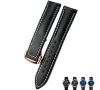 WFRUEDWC Barse de montre en cuir de 21 mm 20 mm 22 mm pour Omega Seamaster 300 Bands de montre Speedmaster