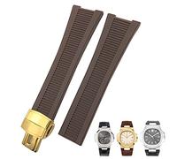 WFRUEDWC Bouetche de montre en silicone en caoutchouc en caoutchouc de 25 mm