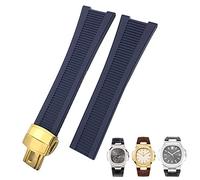 WFRUEDWC Bouetche de montre en silicone en caoutchouc en caoutchouc de 25 mm