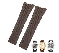 WFRUEDWC Bouetche de montre en silicone en caoutchouc en caoutchouc de 25 mm