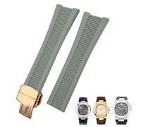 WFRUEDWC Bouetche de montre en silicone en caoutchouc en caoutchouc de 25 mm