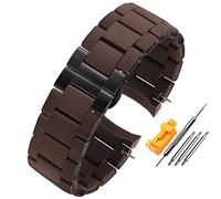 WFRUEDWC Bracelet de bracelet en silicone en silicone en silicone Bouette en or rose pour armani ar5905 ar5906 ar5919 ar5920 20 23 mm bracelet de bande de montre