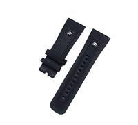 WFRUEDWC Bracelet de montre classique en cuir véritable avec rivets pour montre Seven Friday Noir Marron Boucle ardillon 28 mm