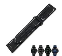 WFRUEDWC Bracelet de montre noir en fibre de carbone de 24 mm pour Panerai pam 01661/00441, 24mm