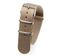 WFRUEDWC Bracelet de sangle 18 mm 20 mm 22 mm Band de montre de montre à rayures ACCESSOIRES DE MONTRATION DU BRAND, BRORD BRORD STRAP WORD (Couleur: Khaki, taille: 22 mm)