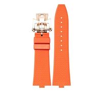 WFRUEDWC Désassement rapide Sangle de montre Fluororubber pour Vacheron Constantin VC Series 4500V 5500V 7900V Interface convexe 7 mm