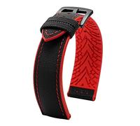 WFRUEDWC Rubrique en nylon en nylon ajustement pour Omeg-A Speed Sea Fit pour Master AT150 20 mm 22 mm 24 mm Bracelet de remplacement Watch Ajustement pour cinquante bracelets de montre (Couleur: