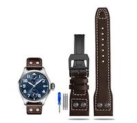WFRUEDWC Sangle de montre en cuir Rivet pour pilotes IWC IW500916 ACCESSOIRES DE COUPE DE MONTRAGE SOUPE EN SOUPE EN SOUPE ET CHOST