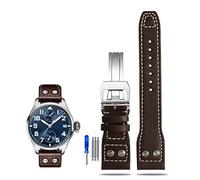 WFRUEDWC Sangle de montre en cuir Rivet pour pilotes IWC IW500916 ACCESSOIRES DE COUPE DE MONTRAGE SOUPE EN SOUPE EN SOUPE ET CHOST
