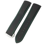 WFRUEDWC Silicone en caoutchouc Silicone Watch Band pour Omega Seamaster GMT Diver 300 Speedmaster Hamilton 19 mm 20 mm 21 mm 22 mm Sobrave de montre