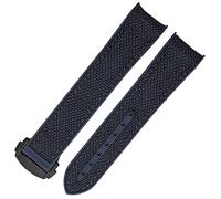 WFRUEDWC Slicon de montre en caoutchouc en nylon pour Omega Seahorse 300 Quarter Orange Ocean Universe 600 Black Grey 20mm 22 mm Watch Band