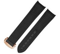 WFRUEDWC Slicon de montre en caoutchouc en nylon pour Omega Seahorse 300 Quarter Orange Ocean Universe 600 Black Grey 20mm 22 mm Watch Band