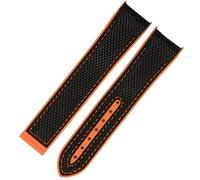 WFRUEDWC Slicon de montre en caoutchouc en nylon pour Omega Seahorse 300 Quarter Orange Ocean Universe 600 Black Grey 20mm 22 mm Watch Band
