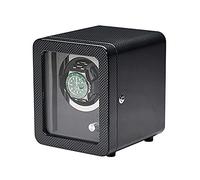 WFRUEDWC Spinner Winding Box Watch Awners - Black Carbone Fiber Watch Shaker avec Cadre de Porte Regarder mécanique APPIRIT