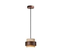WFRUEDWC Wabi-Sabi Jaune Travertin Pendentif Luminaire Japonais 17CM * 12.5CM Salon E27 Lustres Lampe Suspendue 4 Types Entrée Chambre Salle à Manger Éclairage pour Vitalité Lampe Suspendue en Bois