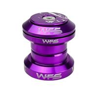 WFS NV.37 Kit de casque de vélo sans filetage 1-1/8" pour fourche de direction sans filetage et tube de direction de 34 mm - Alliage d'aluminium CNC, roulements scellés pour VTT, vélo de route, VTT et