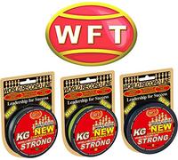 WFT KG Strong 300 m, 0,18 mm, 22 kg, fil tressé, de mer, de pêche, fil de pêche, couleur : vert