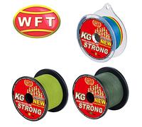 WFT KG Strong Fil tressé, de mer, de pêche, de pêche, de couleur : vert 600 m, 0,12 mm, 15 kg, couleur : vert