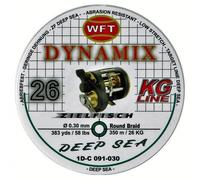 WFT Round Dynamix Deep Sea 520M 0,30Mm 26Kg Fil Tressé