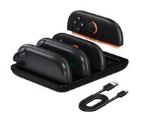 WFTE 4 en 1 Chargeur Station Charge pour Nintendo Switch 2 2025 Joy Con, Station Joy-Con Recharge pour Manettes Dock avec Indicateur LED, USB Type-C