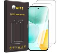 WFTE [Lot de 2 Verre Trempé pour Honor X6C, 0,26mm Film de Protection D'écran avec Haute Transparence à 99%, Anti-trace Protecteur avec Dureté 9H Glass