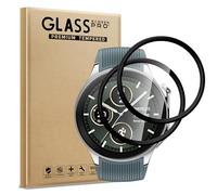 WFTE [Lot de 2 Verre Trempé pour OnePlus Watch 2, 0,26mm Film de Protection D'écran avec Haute Transparence à 99%, Anti-trace Protecteur avec Dureté 9H Glass
