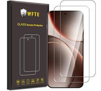 WFTE [Lot de 2 Verre Trempé pour OPPO Find X9, 0,26mm Film de Protection D'écran avec Haute Transparence à 99%, Anti-trace Protecteur avec Dureté 9H Glass