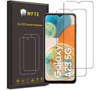 WFTE [Lot de 2] Verre Trempé pour Samsung Galaxy A23 5G/4G, 0,26mm Film de Protection d'écran avec Haute Transparence à 99%, Anti-trace Protecteur avec Dureté 9H Glass