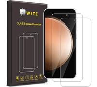 WFTE [Lot de 2 Verre Trempé pour Samsung Galaxy S23 FE 5G, 0,26mm Film de Protection d'écran avec Haute Transparence à 99%, Anti-Trace Protecteur avec Dureté 9H Glass