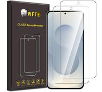 WFTE [Lot de 2 Verre Trempé pour Samsung Galaxy S25 Plus 5G/ S25+ / S25 Edge, 0,26mm Film de Protection D'écran avec Haute Transparence à 99%, Anti-trace Protecteur avec Dureté 9H Glass