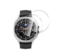 WFTE [Lot de 2 Verre Trempé pour Samsung Galaxy Watch 8 Classic 46mm, 0,26mm Film de Protection D'écran avec Haute Transparence à 99%, Anti-Trace Protecteur avec Dureté 9H Glass