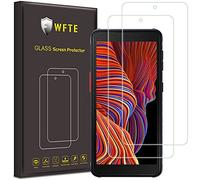 WFTE [Lot de 2] Verre Trempé pour Samsung Galaxy XCover 5, 0,26mm Film de Protection d'écran avec haute transparence à 99%, Anti-trace Protecteur avec Dureté 9H Glass