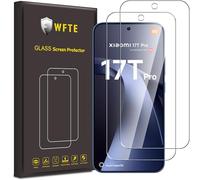 WFTE [Lot de 2 Verre Trempé pour Xiaomi 17T Pro/Mi 17T Pro/Xiaomi 17 T Pro 5G, 0,26mm Film de Protection D'écran avec Haute Transparence à 99%, Anti-Trace avec Dureté 9H Glass