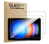 WFTE [Lot de 2 Verre Trempé pour Xiaomi Pad 6S Pro 12.4, 0,26mm Film de Protection D'écran avec Haute Transparence à 99%, Anti-Trace Protecteur avec Dureté 9H Glass