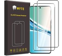 WFTE [Lot de 2 Verre Trempé pour Xiaomi Redmi Note 15 5G, 3D Couverture Complète Film de Protection D'écran avec Haute Transparence à 99%, Anti-trace Protecteur avec Dureté 9H Glass (Noir)
